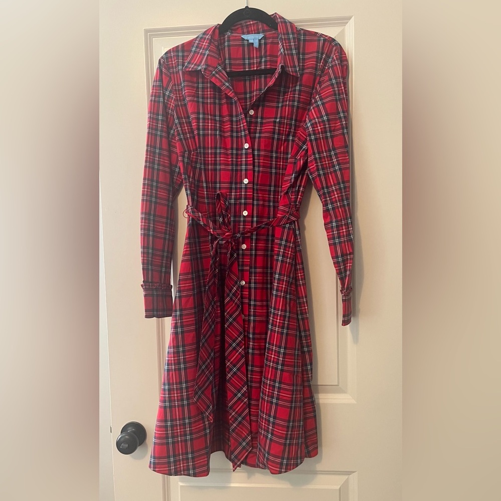 Draper James Red and Blue Plaid Shirt